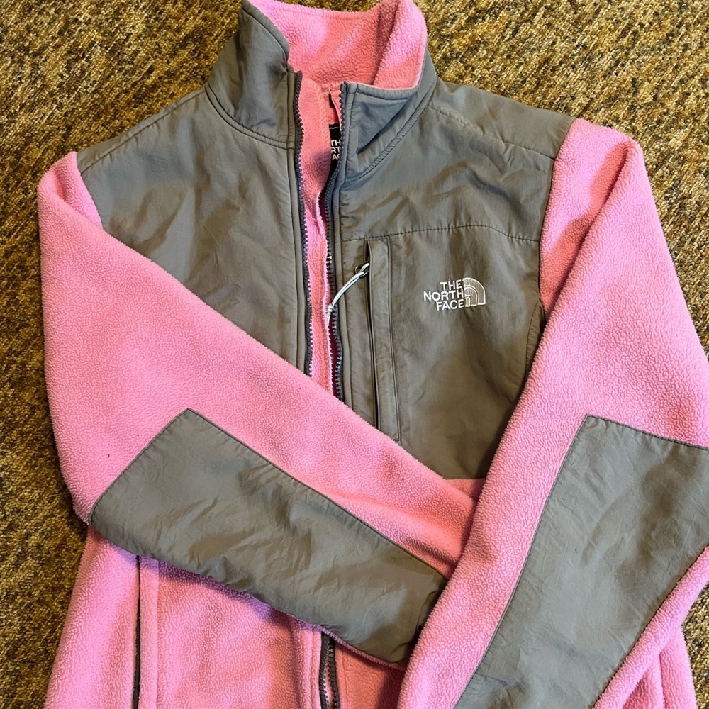 Pink North Face jacket